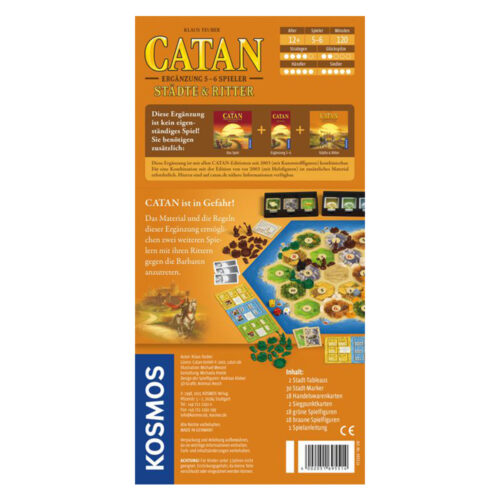 Catan – Städte und Ritter Erweiterung für 5-6 Spieler - Der Spielelöwe - 2