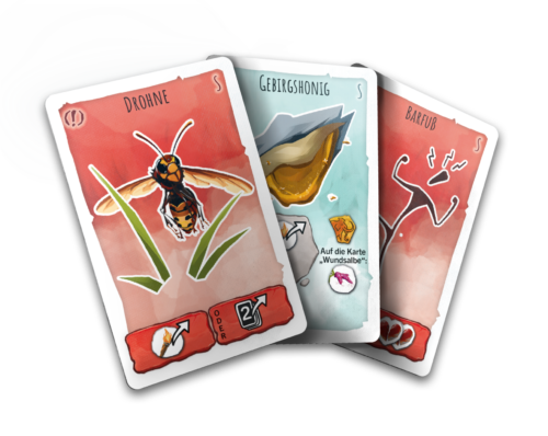 three card presentation DE