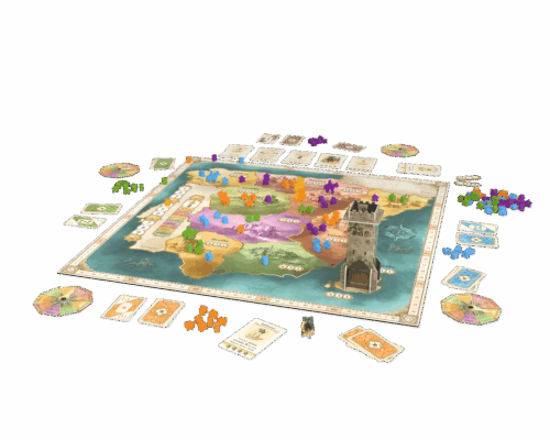 El Grande aufgebaut spieleloewe